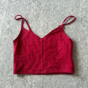 Hollister cropped tank